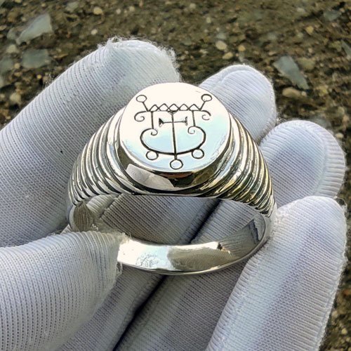 Oval on sale initial ring